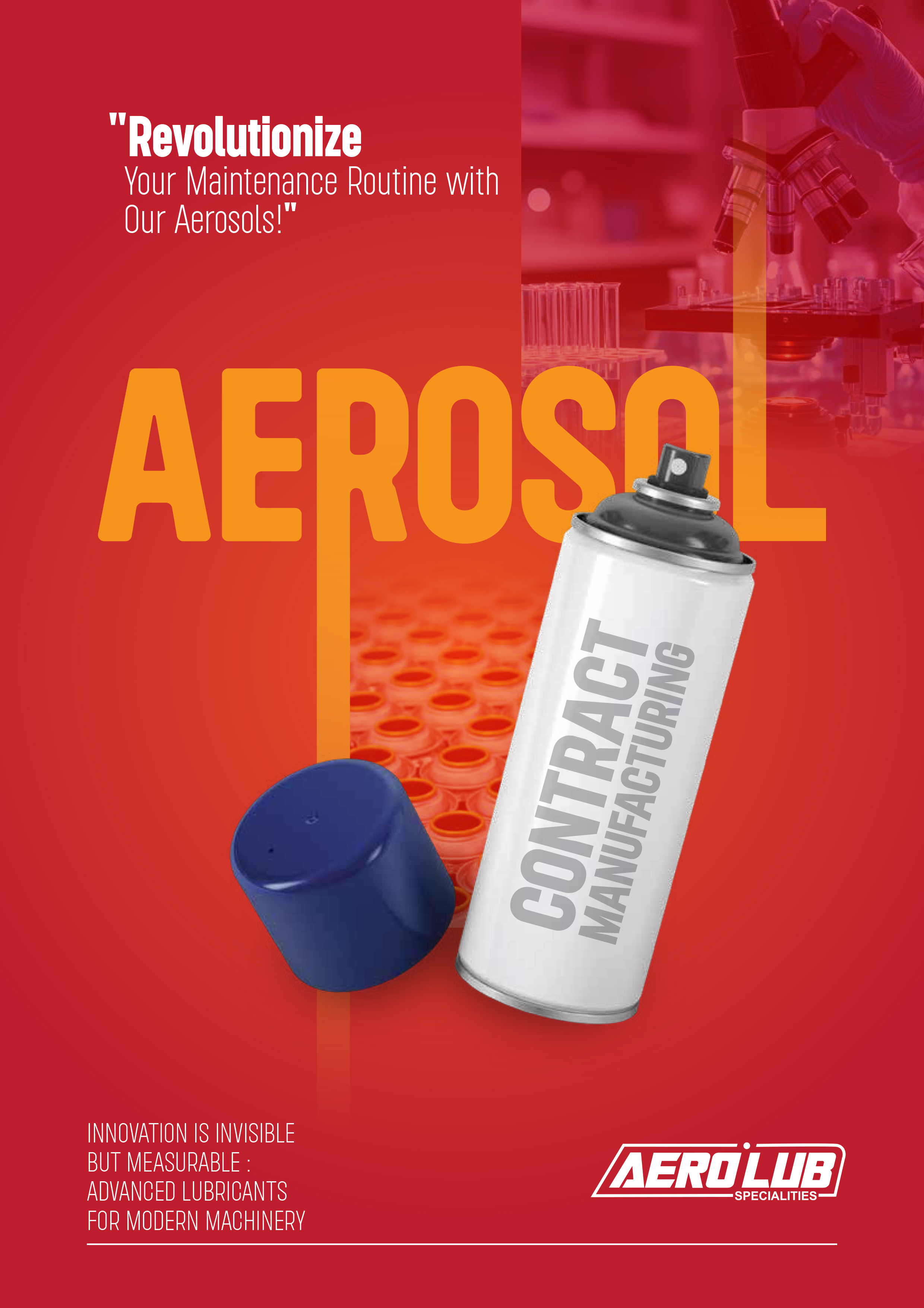 Aerolub Contract Manufacturing brochure cover